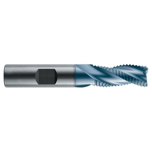 RobbJack STR-303-18-A | 0.5625" Diameter x 0.5625" Shank x 3.5000" OAL 3 Flute AlTiN Coated Roughing End Mill