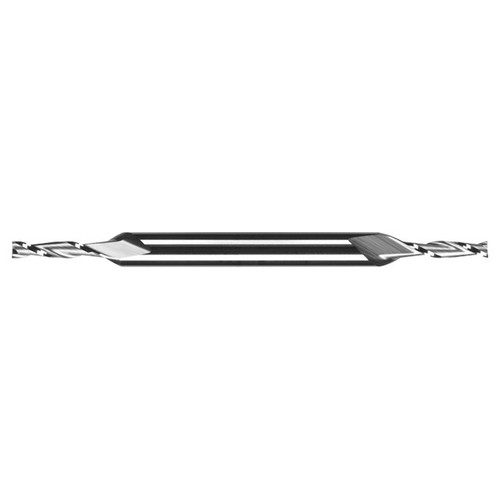 RobbJack T6-202-03-T | 0.0937" Diameter x 0.1875" Shank x 2.5000" OAL 2 Flute TiN Coated Double Ended Square End Mill