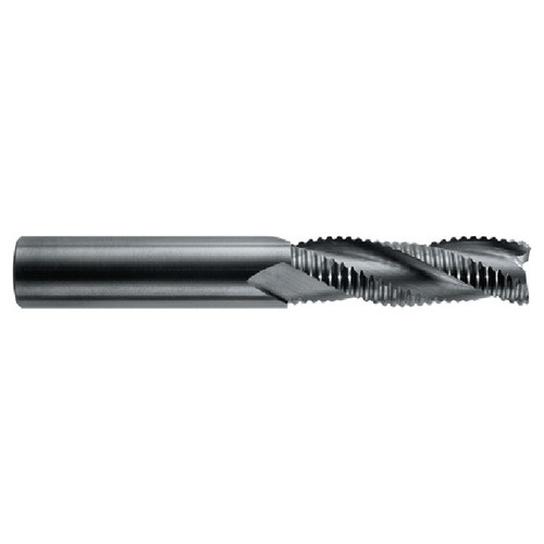 RobbJack WRU-301-20 | 0.6250" Diameter x 0.6250" Shank x 4.6250" OAL 3 Flute Uncoated Roughing End Mill