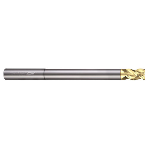 Helical Solutions 88797 | 0.1250" Diameter x 0.1250" Shank x 3.0000" OAL x 0.1562" LOC 3 Flute Uncoated Square End Mill