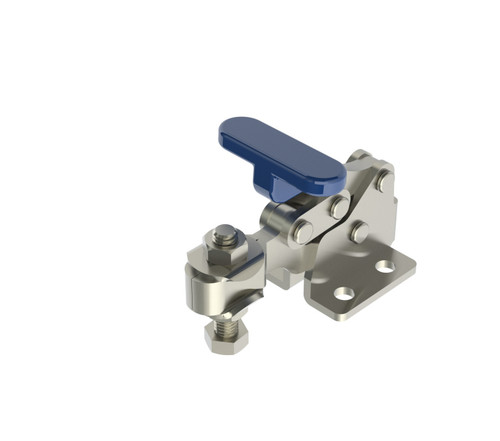 Jergens 70026-SS | 175 Degree Handle Moves 112 lbs Holding Capacity T-Handle Horizontal U-Bar Toggle Clamp