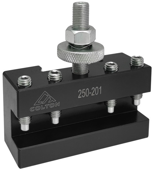 Colton Industrial Tools 97208 | BXA #1 Turning & Facing Quick Change Tool Holder 5/8" Capacity 250-201 With Upgraded ZiN Coated Hardware
