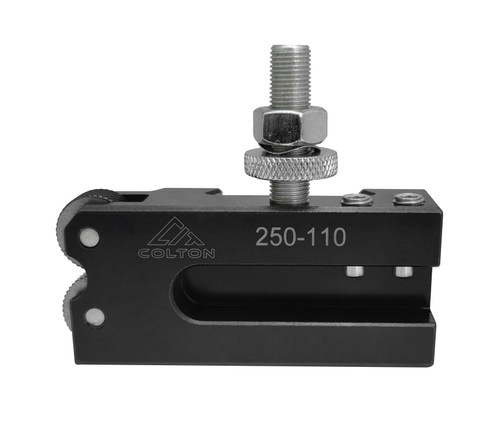 Colton Industrial Tools 99004 | 7 Piece Complete Set- AXA Quick Change Wedge Style Tool Post With #1, #1XL, #2XL, #4, #7, #10 Holders
