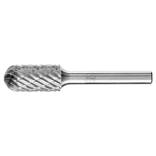 Pferd 21728001 | 28001 1/2" Diameter x 1/4" Shank x 2-3/4" OAL x 1" LOC Annealed cast iron Burr