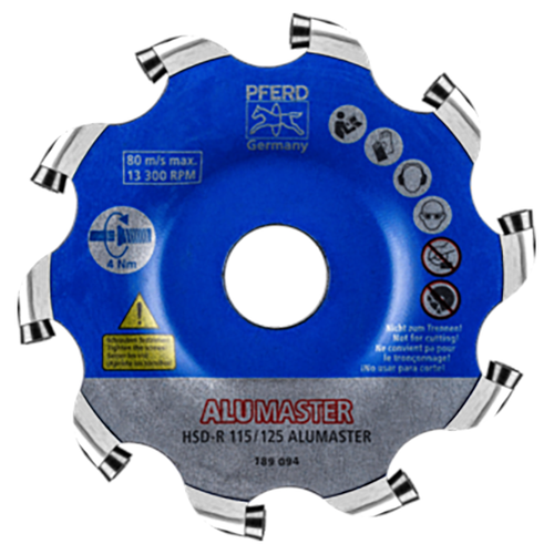 Pferd 22000021 | 20110 4-1/2" Diameter x 5/16" Width Aluminum Indexable Grinding Wheel