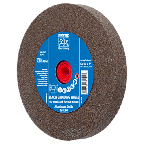 Pferd 39008721 | 61741 6" Diameter x 3/4" Width 60 Grit Cast iron Grinding Wheel