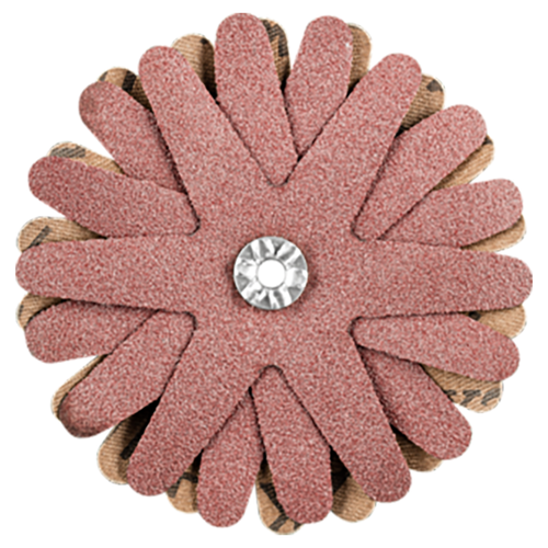 Pferd 42732126 | 44031 3,5/32" Diameter 120 Grit Aluminum Cross Buff