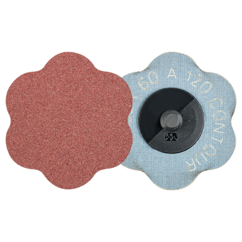 Pferd 42759007 | 42427 2-3/8" Diameter 120 Contour Grit Annealed cast iron Contour Abrasive Disc