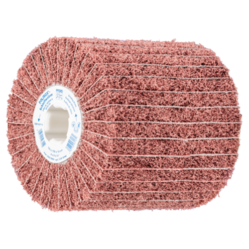 Pferd 44641106 | 43113 4" Diameter x 4" Width 60 Grit Aluminum Non-Woven Finishing Drum