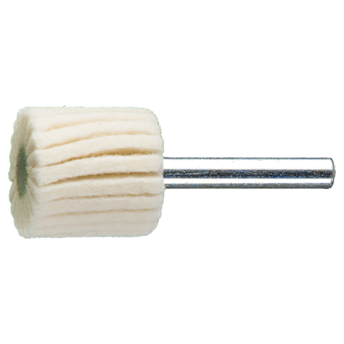 Pferd 47901226 | 48542 1" Diameter x 1" Width Mounted Felt Flap Wheel