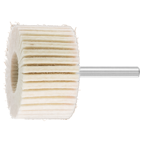 Pferd 47901227 | 48547 2" Diameter x 1" Width Mounted Felt Flap Wheel