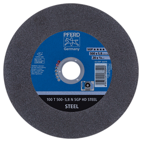 Pferd 69720131 | 66019 20" Diameter x 1/4" Width Aluminum Oxide Cutoff Wheel
