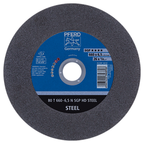 Pferd 69721003 | 66132 26" Diameter x 1/4" Width Aluminum Oxide Cutoff Wheel