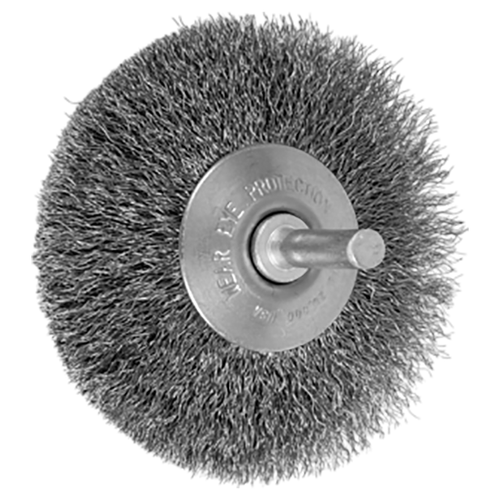 Pferd 79182876 | 82876 3" Diameter x 3/8" Width Stainless Steel Mounted Flared Cup Brush