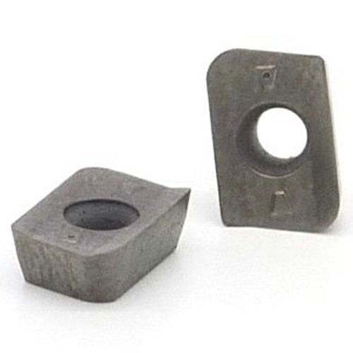 Dapra 25500 | 10.00mm Insert Size x 0.062" Radius x 0.250" Width 2 Flute Uncoated Square Shoulder Insert