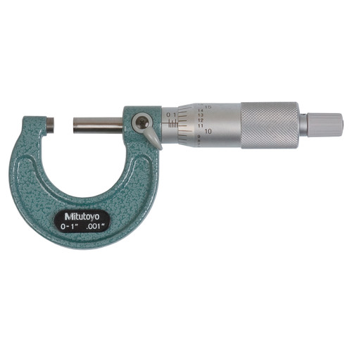 Mitutoyo 103-177 | 0 - 1" Range x 0.001" Resolution Mechanical Outside Micrometer
