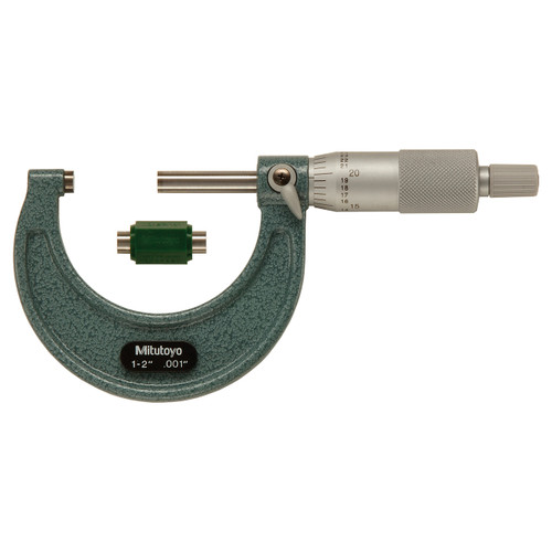 Mitutoyo 103-178 | 1 - 2" Range x 0.001" Resolution Mechanical Outside Micrometer