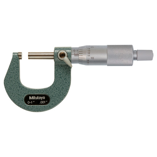 Mitutoyo 103-259 | 0 - 1" Range x 0.001" Resolution Mechanical Outside Micrometer Mitutoyo 103-259 | 0 - 1" Range x 0.001" Resolution Mechanical Outside Micrometer