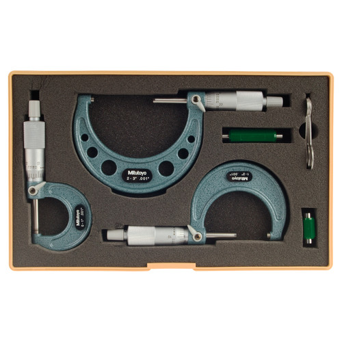 Mitutoyo 103-929 | Mechanical Outside Micrometer Set