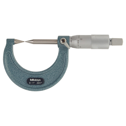 Mitutoyo 112-237 | 0.0015" Accuracy Hardened Steel Mechanical Point Micrometer