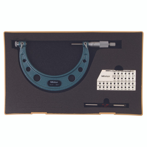 Mitutoyo 126-141 | 4 - 5" Range x 0.001" Graduation Mechanical Screw Thread Micrometer