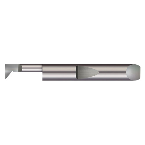 Micro 100 QPR2-050150 | 0.150" Maximum Bore Depth x 0.1875" Shank x 1.500" OAL x 0.002" Corner Radius Right hand Uncoated Quick Change Radial Profiling Tool