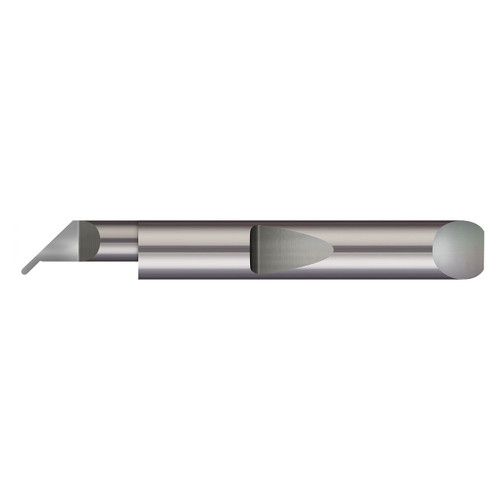 Micro 100 QUP-25039-8X | 0.500" Maximum Bore Depth x 0.2500" Shank x 2.000" OAL x 0.0390" Width Right hand AlTiN Grooving Tool