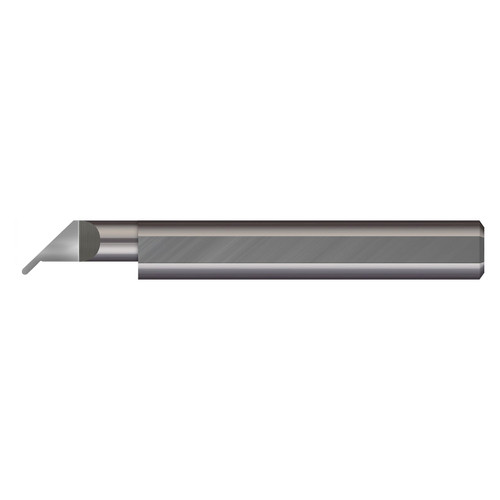 Micro 100 UP-25039-8 | 0.500" Maximum Bore Depth x 0.2500" Shank x 2.500" OAL x 0.0390" Width Right hand Uncoated Grooving Tool