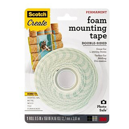 3M 7010336421 | 0.500" OAW Plate Mounting Tape