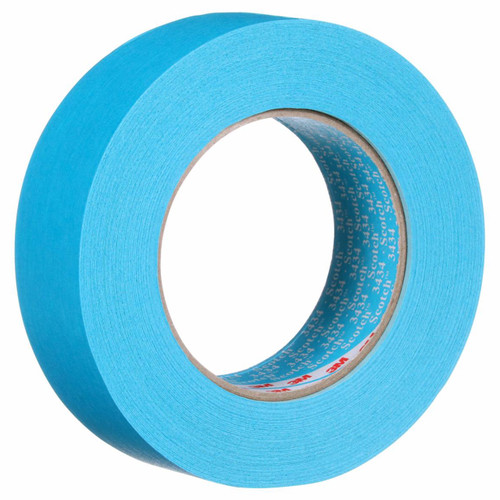 3M 7100037750 | Scotch 3.000" Size x 54.680yd OAL x 1.420" Width Paper 3434 Masking Tape - Blue