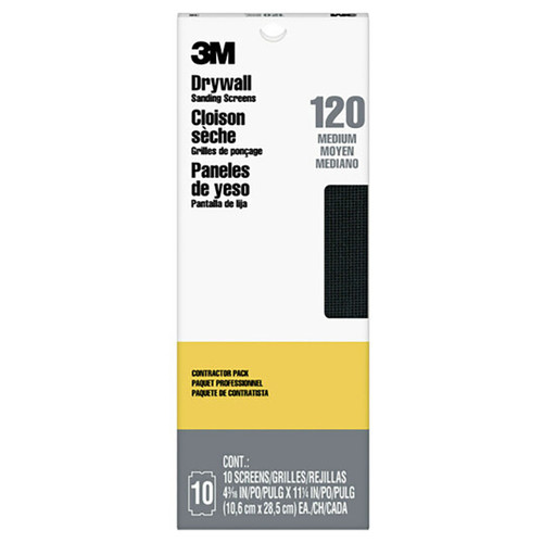 3M 7010331884 | 43/16" x 111/4" Size 120 Grit Sanding Screen