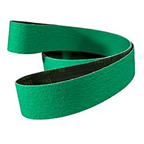 3M 7010513185 | 98.500" Overall Length x 10.000" Overall Width 80 Grit Closed Coat Alumina Zirconia Cloth Belt