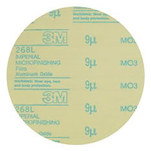 3M 7010509478 | 3.000" Overall Diameter Closed Coat Aluminum Oxide Microfinishing Film Disc