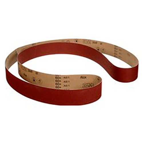 3M 7100318818 | 90.000" Overall Length x 8.000" Overall Width 36+ Grit Closed Coat Aluminum Oxide Cloth Belt