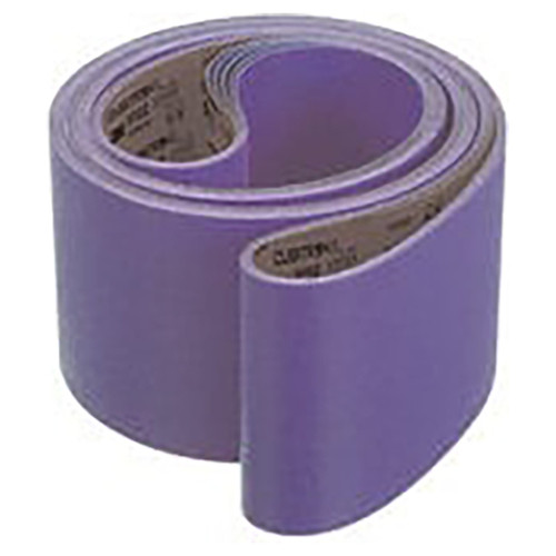 3M 7100299768 | 108.000" OAL x 6.000" Overall Width x 120+ Grit Open Coat Wood Cloth Belt