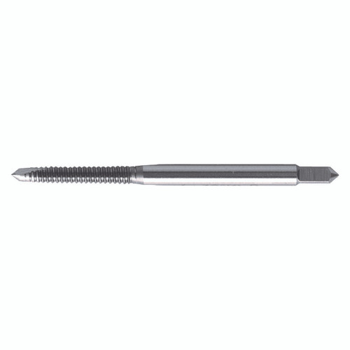 Nachi 67212 | 3/8" Thread x 1-72 Pitch x 0.1410" Shank x 1-11/16" OAL 2F Flute NONE Coated HSS Spiral Point Tap