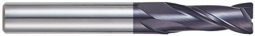 YG1 93153 | 1/2" Diameter x 1/2" Shank x 4" OAL x 2" LOC 2 Flute ALTiN Coated Carbide Square End Mill