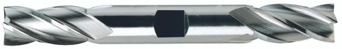 YG1 E9986012 | 3/16" Diameter x 3/8" Shank x 3-1/4" OAL x 1/2" LOC 4 Flute Bright Coated Premium HSS-PM Square Double End Mill