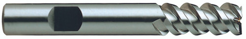 YG1 E9988901 | 7/8" Diameter x 3/4" Shank x 4-1/8" OAL x 1-7/8" LOC 4 Flute Bright Coated Premium HSS-PM Square Length End Mill
