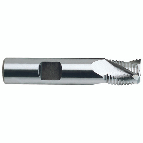 YG1 E9991948TF | 3/4" Diameter x 5/8" Shank x 3-7/8" OAL x 1-5/8" LOC 4 Flute TiAlN Coated Premium HSS-PM Roughing End Mill