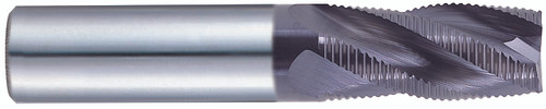 YG1 95079 | 1/4" Diameter x 1/4" Shank x 3/4" LOC x 2-1/2" OAL 3 Flute TiAlN Coated Carbide Roughing End Mill YG1 95079 | 1/4" Diameter x 1/4" Shank x 3/4" LOC x 2-1/2" OAL 3 Flute TiAlN Coated Carbide Roughing End Mill