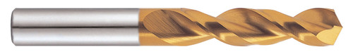 YG1 DN516107 | 6/23" Diameter x 6/23" Shank x 1-7/16" Flute Length x 2-5/8" OAL TiN Coated HSS-E Screw Machine Length Drill Bit YG1 DN516107 | 6/23" Diameter x 6/23" Shank x 1-7/16" Flute Length x 2-5/8" OAL TiN Coated HSS-E Screw Machine Length Drill Bit