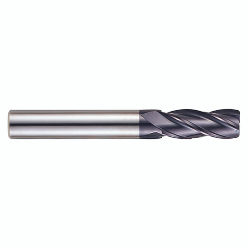 YG1 GM649008 | 1/8" Diameter x 1/4" Shank x 1/2" LOC x 2-1/4" OAL x 1/100" Radius 4 Flute Carbide Corner Radius End Mill