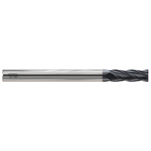 YG1 G9H84022N | 11/32" Diameter x 3/8" Shank x 9/16" LOC x 2-1/2" OAL 4 Flute X-Coated Carbide Double Ended Square End Mil