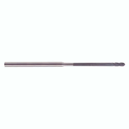 YG1 EIB07003 | 3/64" Diameter x 1/8" Shank x 9/64" LOC x 3" OAL x 1/43" Radius 4 Flute Diamond Coated Carbide Ball Nose End Mill