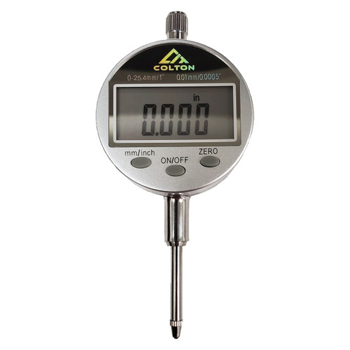 Colton Industrial Tools 42020 | Colton 1" Digital Dial Indicator 0.0005" Graduation w/ Flat and Lug Back Certified and Case Colton Industrial Tools 42020 | Colton 1" Digital Dial Indicator 0.0005" Graduation w/ Flat and Lug Back Certified and Case
