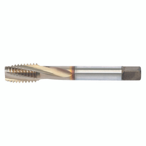 Nachi 94612 | 0.3540" Thread x 12-28 Pitch x 0.2200" Shank x 2-3/8" OAL 3 Flute SG Coated HSSE Spiral Flute Tap