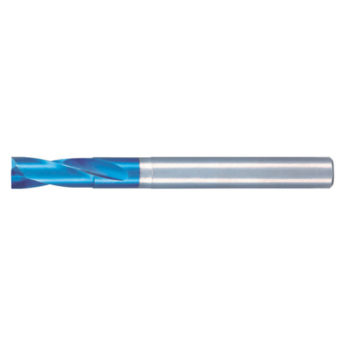 Nachi 0764472 | 14.70mm Diameter x 12.00mm Shank x 105.00mm OAL 180 Degree Point Angle Aqua EX Coated Solid Carbide Flat Stub Drills