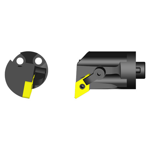 Ultra-Dex 912-000-059 | MH24 MDUNR3-CFT x 1-1/2" Diameter x 1.625" Functional Length x 1.125" Functional Width Modular Profiling Head
