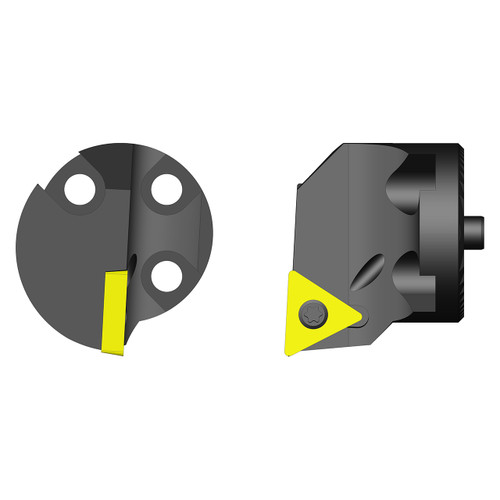 Ultra-Dex 912-000-274 | SH24 STUCR3 1.575" Diameter x 1.496" Functional Length 93 Degree Entering Angle Serrated Modular Profiling Head
